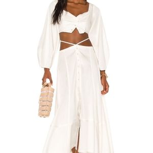 Cult Gaia Mavis Crop Large Blouse